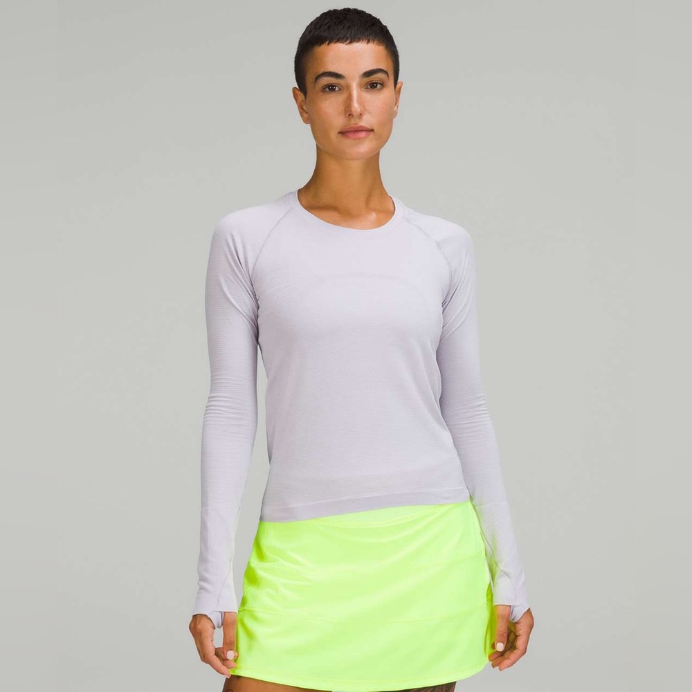 Lululemon Swiftly Tech Long Sleeve 2.0 Race Length Faint Lavender